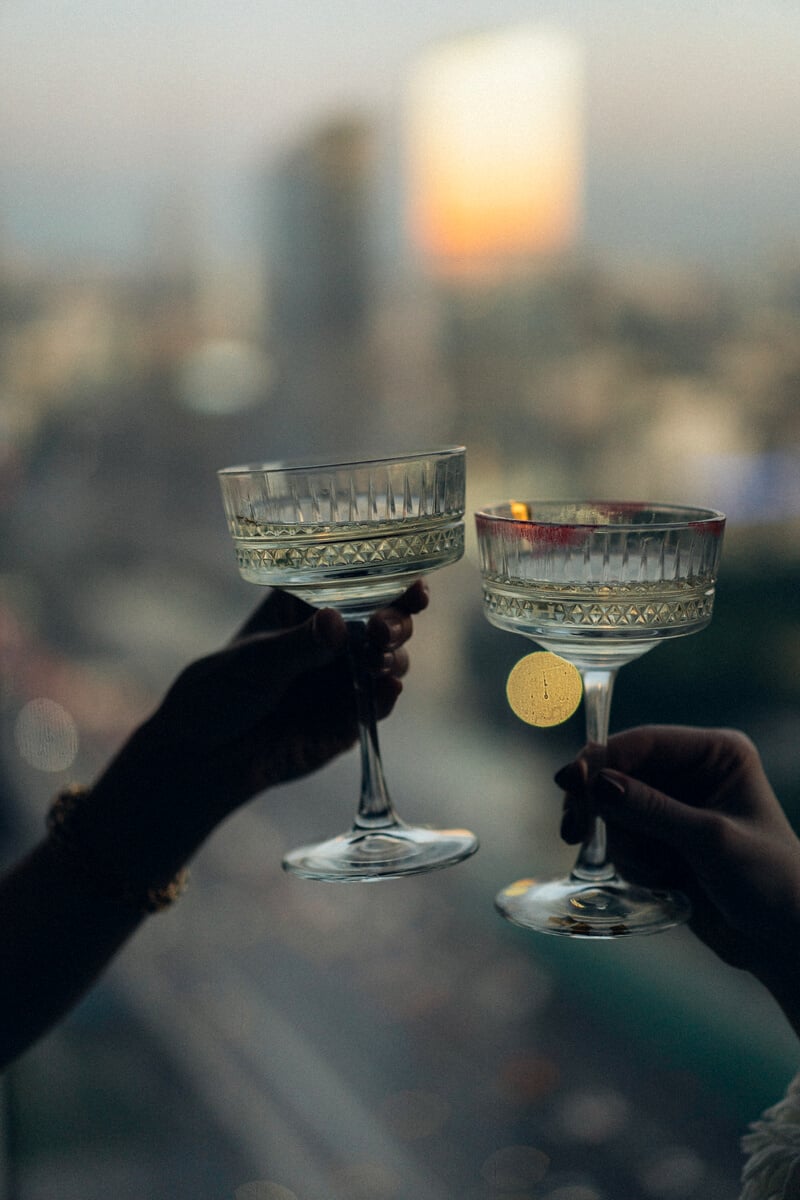 Friends Toasting at  a Party